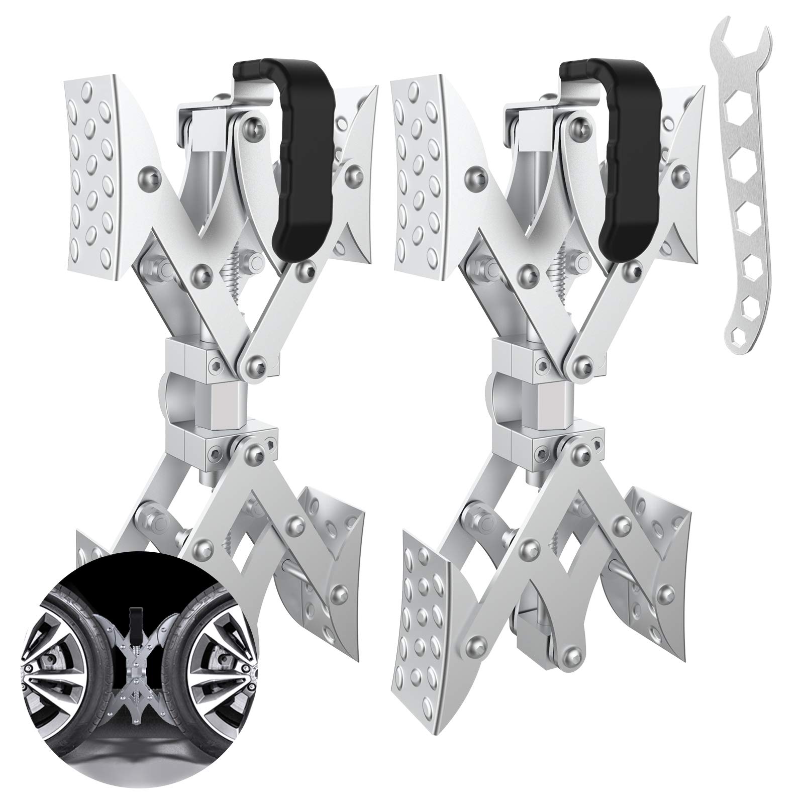 Sulythw X Chocks Wheel Stabilizer for Travel Trailers, RV Wheel Chock