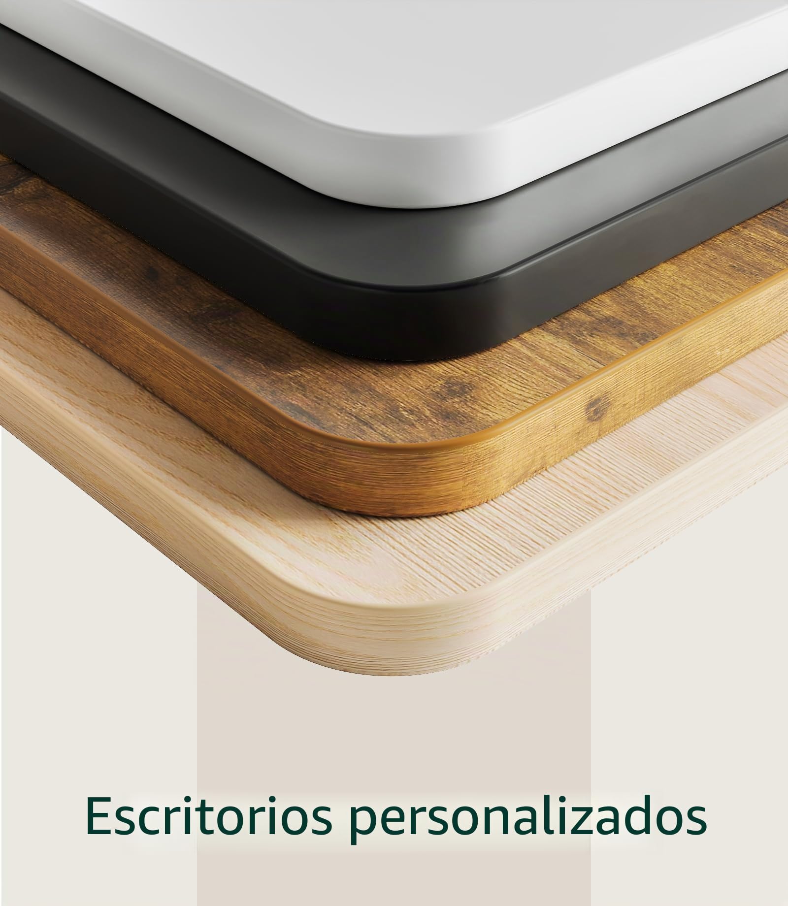 MAIDeSITe Escritorio rectangular de pie eléctrico ajustable en altura, 140 x 70 x 2,5 cm (blanco)