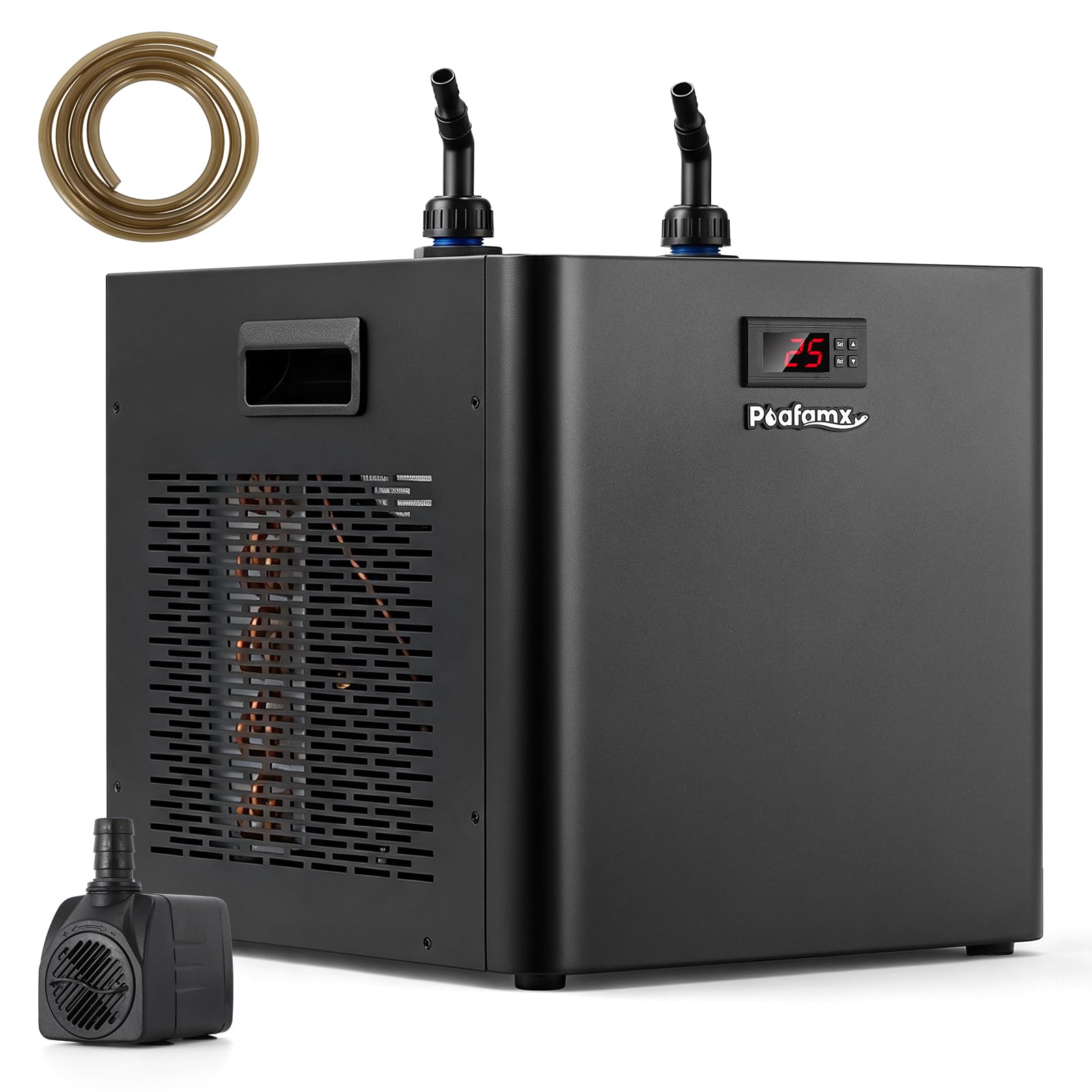 Amazon | Poafamx 水槽クーラー 500L 18度まで冷却でき コンプレッサー