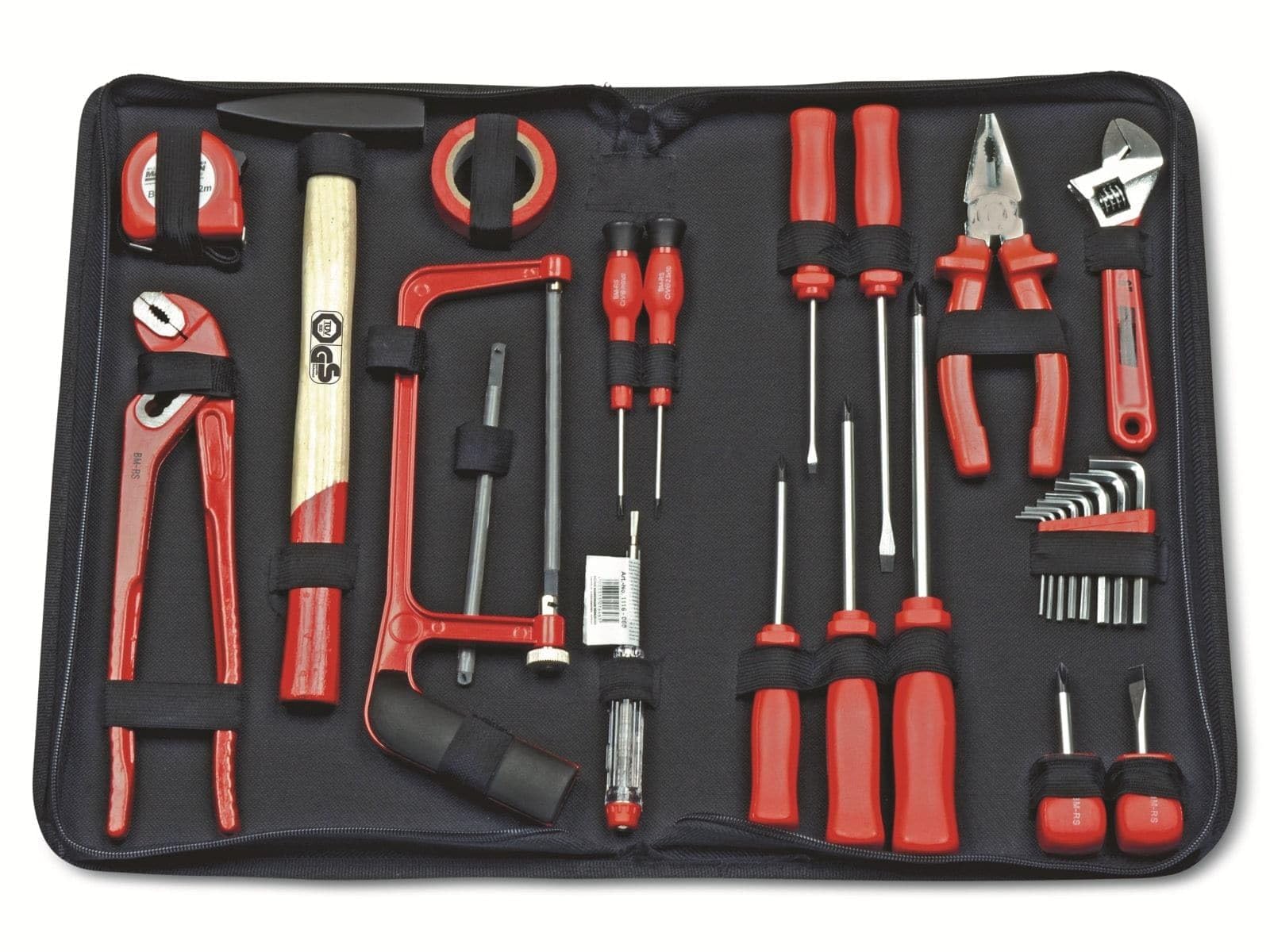 Brüder Mannesmann Werkzeugtasche, mit Reisverschluss, 26-teilig | M29055