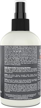 Uncle Jimmy Products Men's Hair & Beard Leave-in Conditioner - 8oz