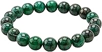 Vista 376 de Amazing Gemstone Pulsera de cristal para mujeres y hombres, pulsera de cristal curativo de protección, pulsera elástica con cuentas de piedras