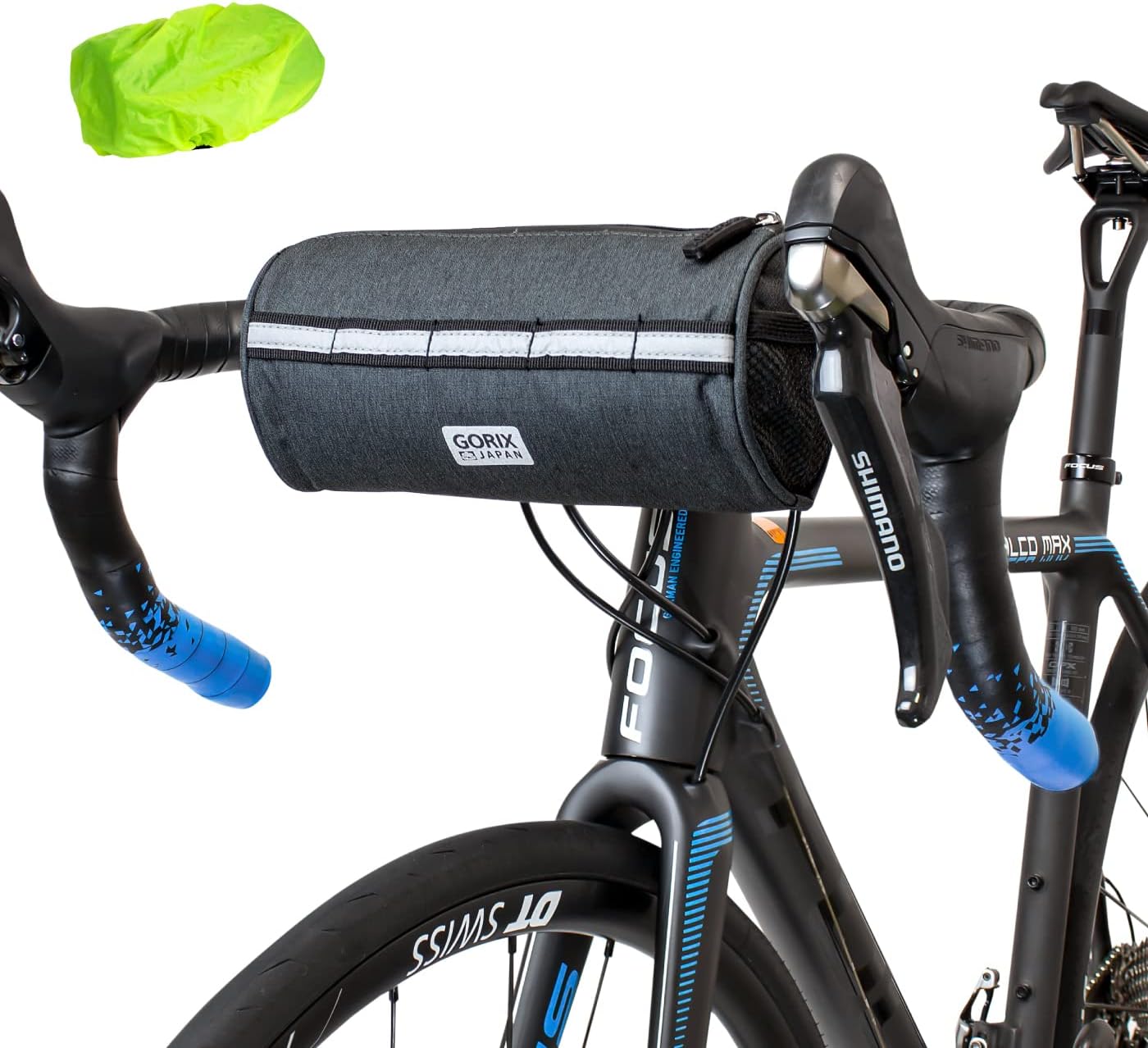 GORIX Bike Front Bag Frame Bag With Rain Cover Cycling Handlebar Waterproof 1.95L Road Mountain Bicycle(GX-FBAR)