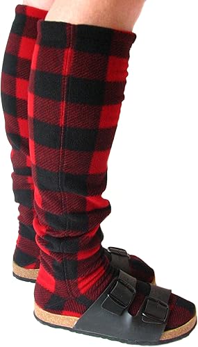 Miniatura 3 de Knee-High Fleece Socks Wide Calf Unisex