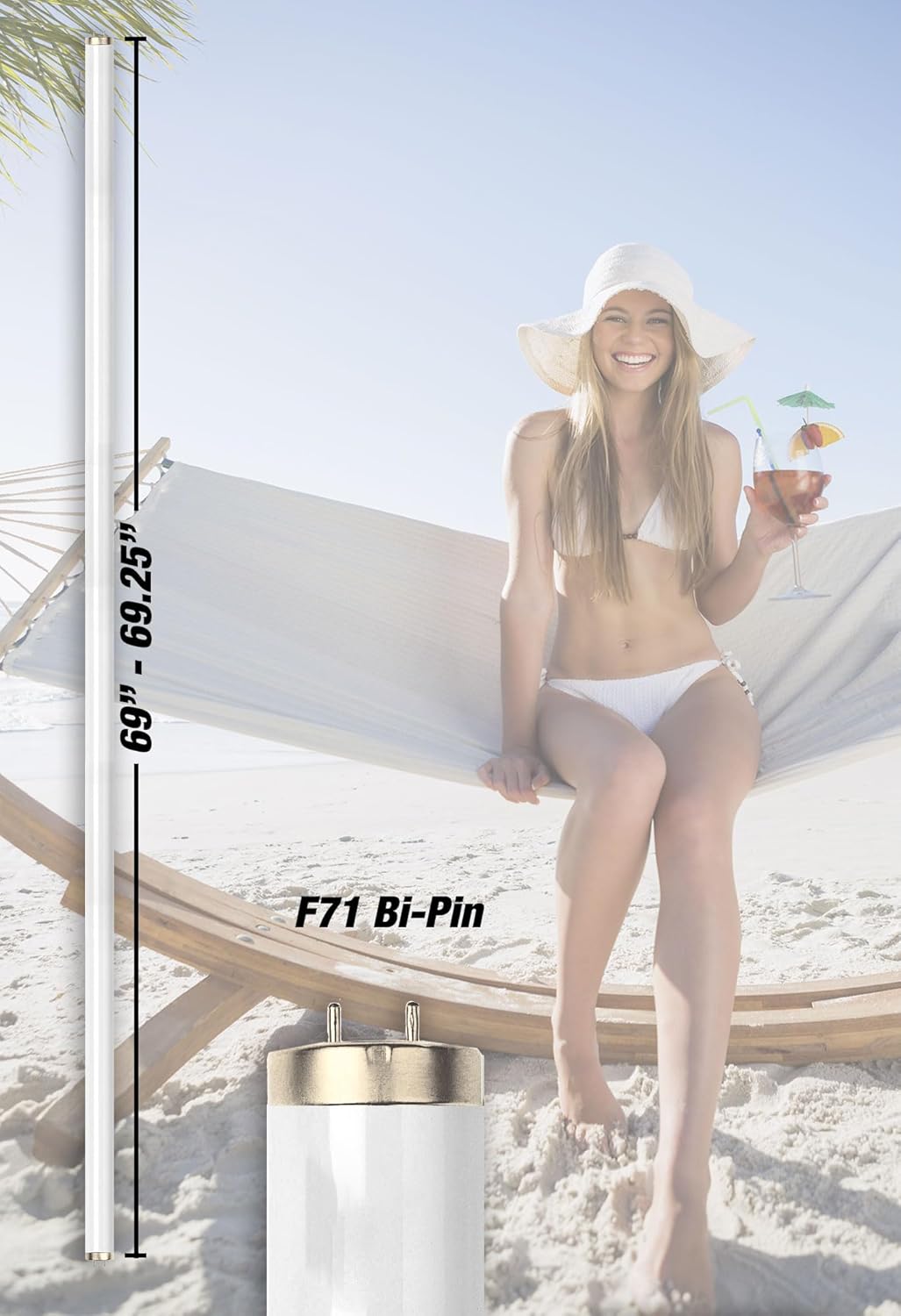 Wolff System II F71T12 100W Bipin Tanning Bulbs - Intense Bronze (24)