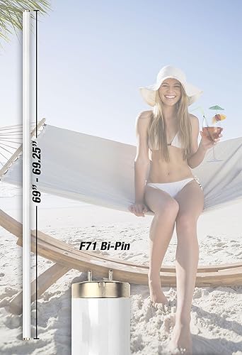 Miniatura 2 de Super Sun Deep Tan Plus 7000 F71T12 100W Bipin Lámparas de bronceado (28)