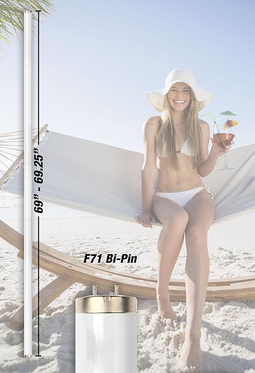 Super Sun Deep Tan Plus 7000 F71T12 100W Bipin Tanning Lamps (32)