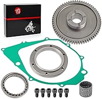 Vista 2 de Kit de Embrague de Arranque+Rodamiento Unidireccional+Engranaje Intermedio para YAMAHA 1987-2014 Raptor Warrior Big Bear Moto 4 350 YFM350 1994-1998