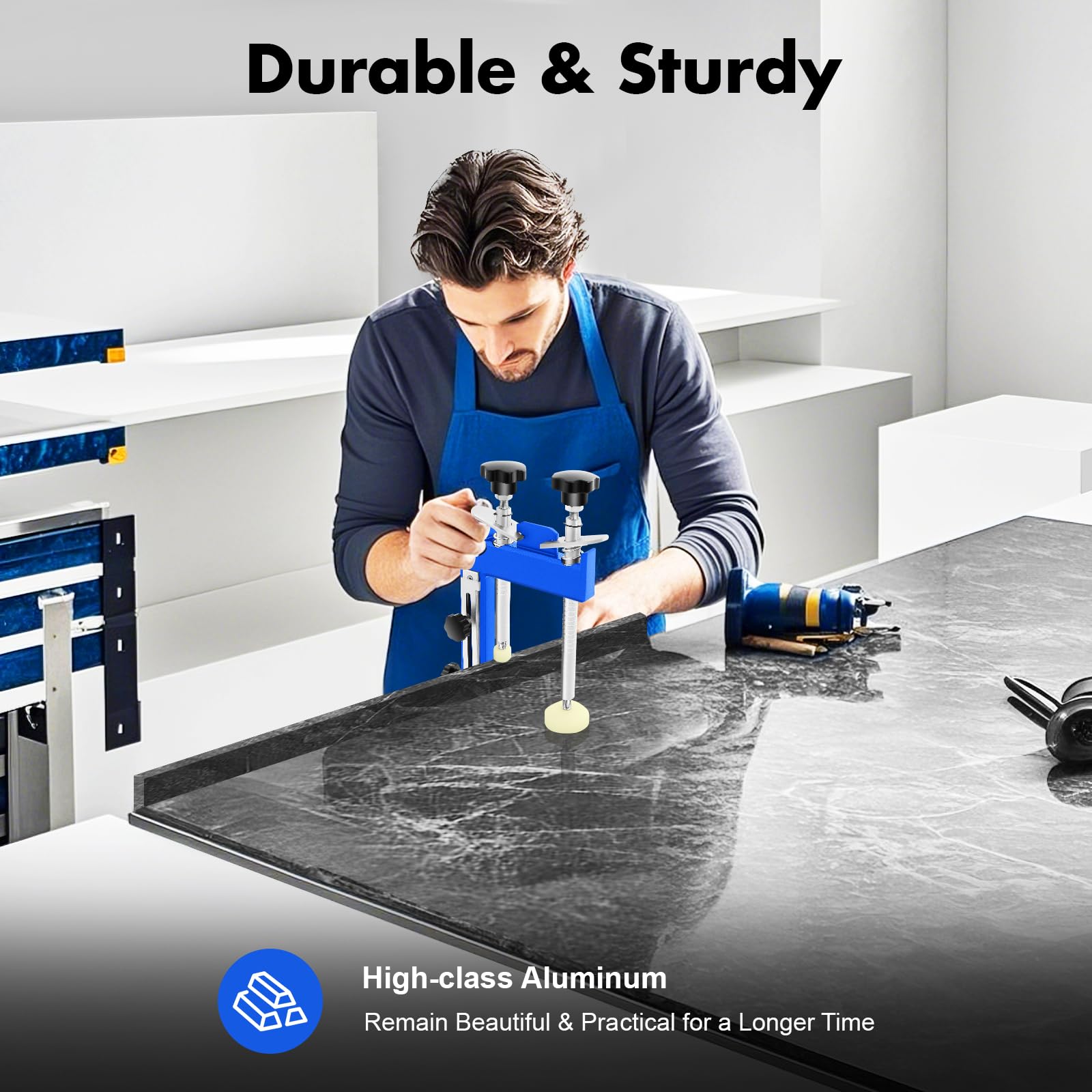 45° Seam Splicing Fixture,Stone Seam Splicing Fixture Countertop Stone Seam Splicing Fixture for Artificial and Natural Stone as well as Countertop Seam Splicing Tasks