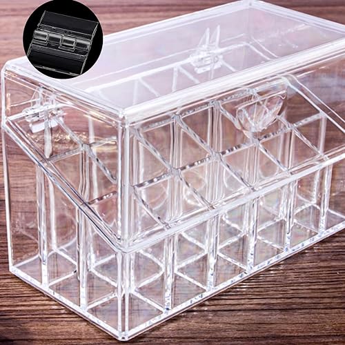 Miniatura 6 de Bisagras acrílicas de plástico, 12 unidades, bisagras pequeñas transparentes autoadhesivas para gabinete, acuario, tapa, muebles, soporte de