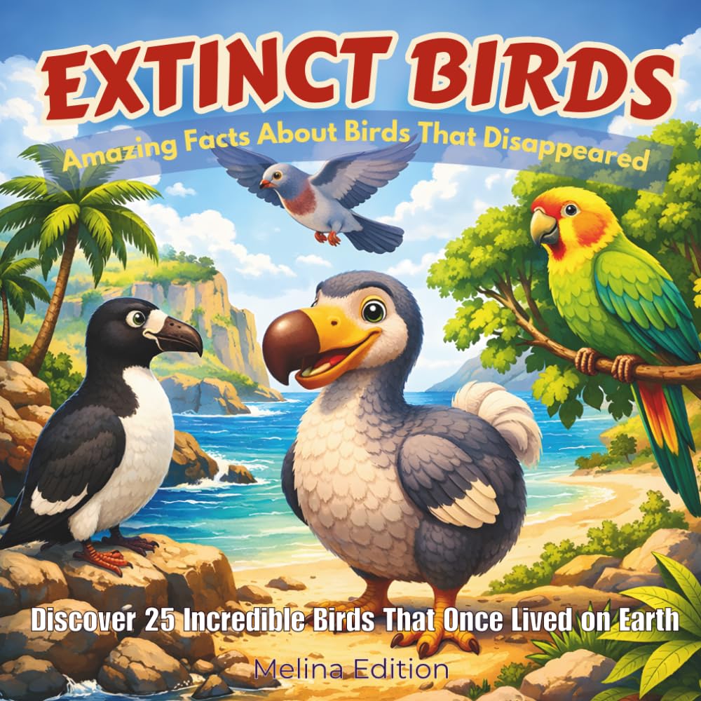 Extinct Birds: Amazing Facts About Birds That Disappeared: Discover 25 Incredible Birds That Once Lived on Earth