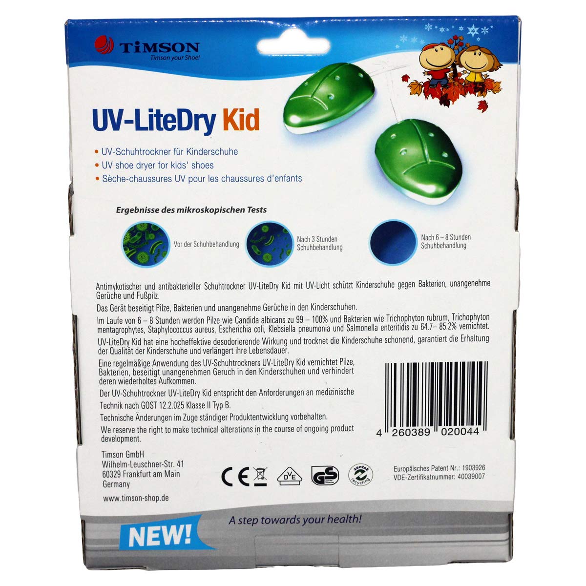 Timson UV-LiteDry Kid/UV Schuhtrockner für Kinder