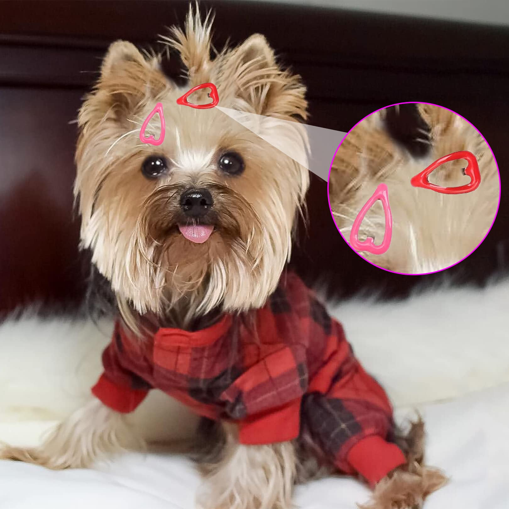 犬のブラウンのヘアバレッタ タートルストーリー/TURTLE STORY】ロング ドッグ バレッタ