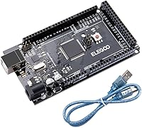 Vista 1 de ELEGOO MEGA R3 Placa ATmega 2560 + cable USB compatible con Arduino IDE Proyectos Cumplimiento RoHS