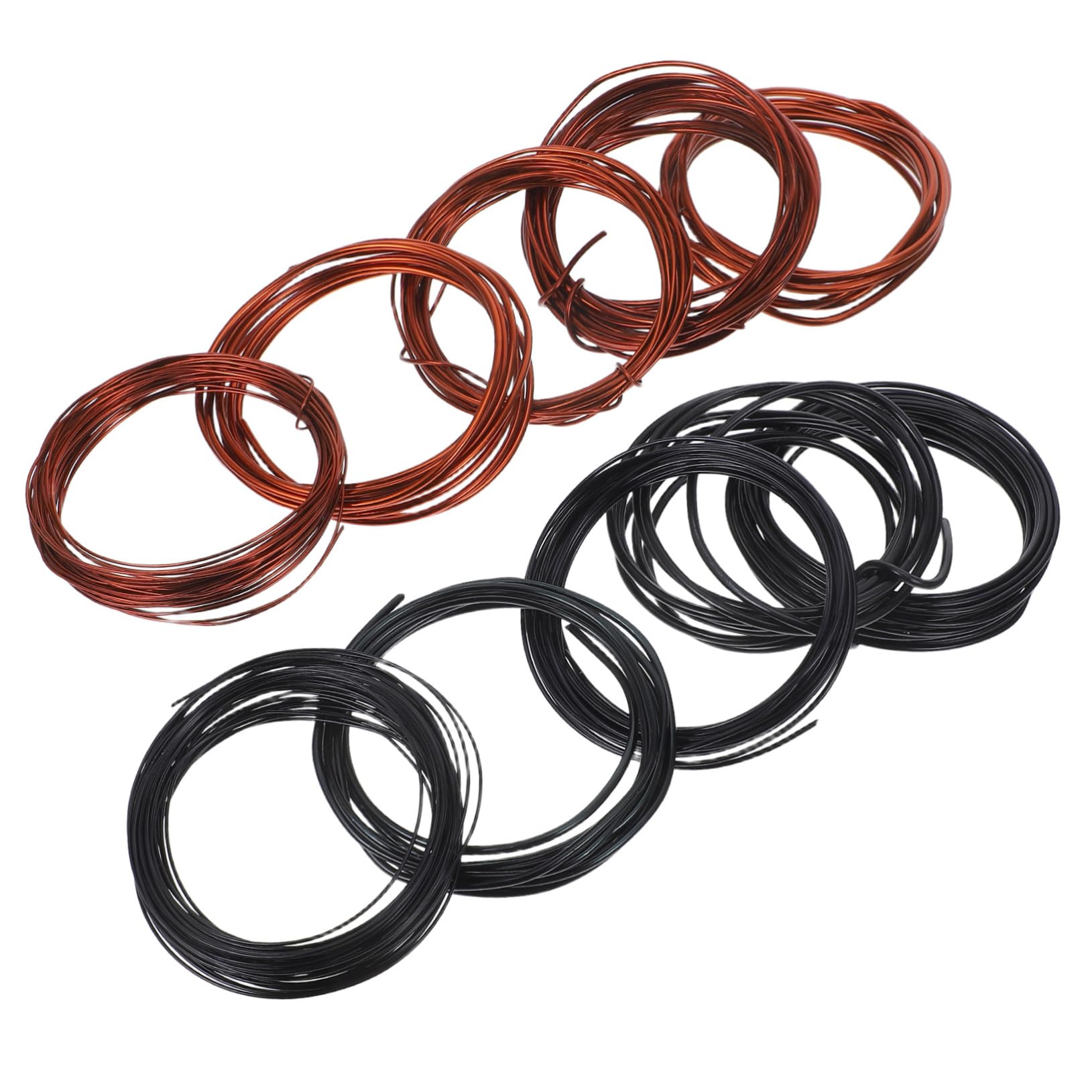 KONTONTY 10pcs Aluminum Bonsai Training Wire Bendable for Bonsai Trees Heavy Thick for DIY Shaping