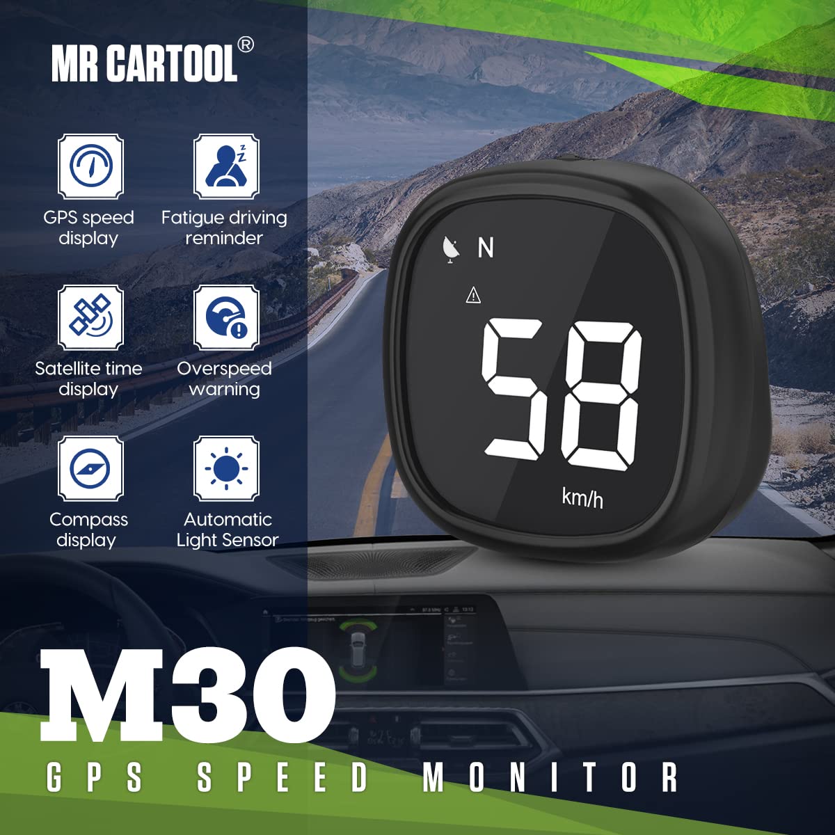 MR CARTOOL Car HUD Head Up Display - Image 2