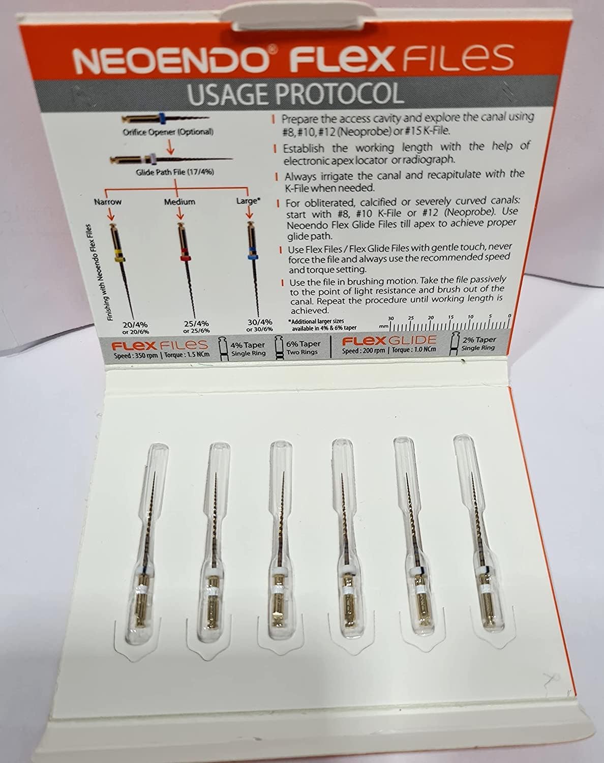 Dental Neoendo Flex Files (17 4% 25)