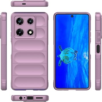 For Infinix Note 30 Pro 4G Case, Ultra Thin Liquid Silicone Rubber Soft TPU Flexible Bumper Hybrid Rugged Armor Shockproof Cover Phone Case for Infinix Note 30 Pro 4G (Purple)