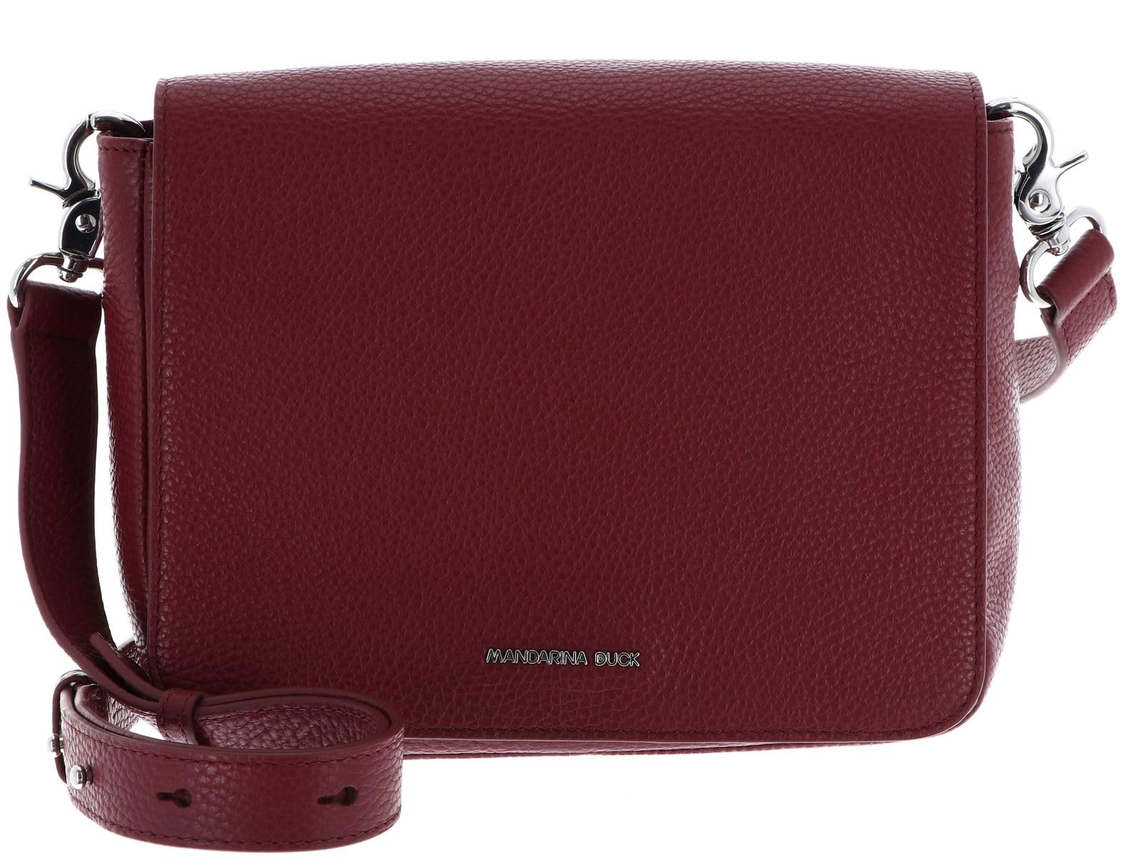 Mandarina Duck Women Mellow Leather Hunting Bag, Grape, Taglia Unica