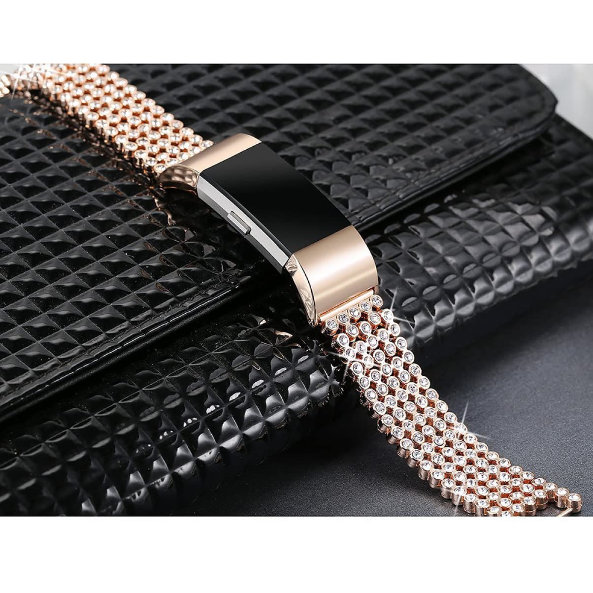Housoutil 2 Piezas Pulsera Ajustable Charge 2 Correa Reloj Para 2 Bandas Metalicas Acero Inoxidable