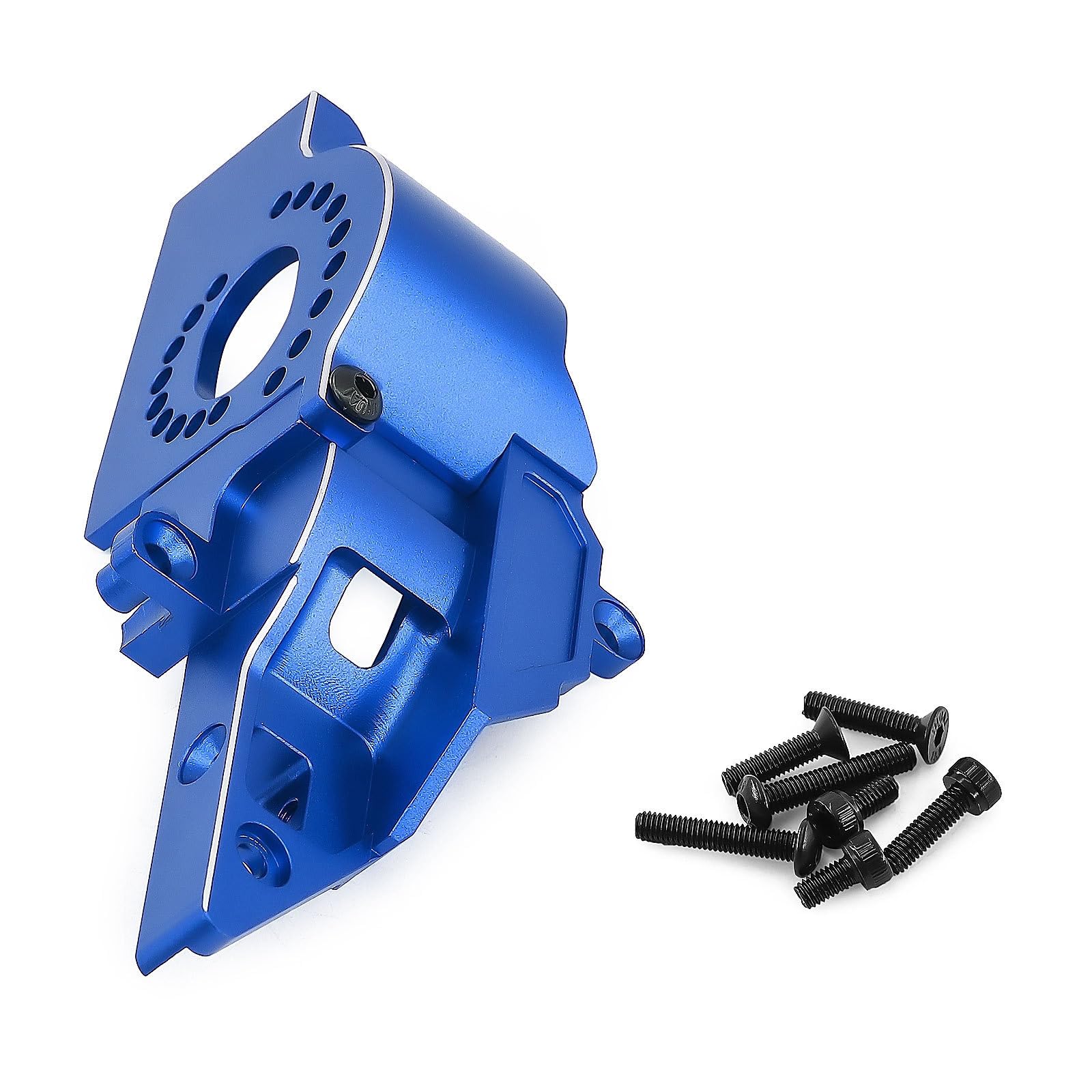 Aluminum Alloy Quick Release Motor Mount #TRA10777 RC Upgrade Parts for TRAXXAS MINI MAXX RC Car (Blue)
