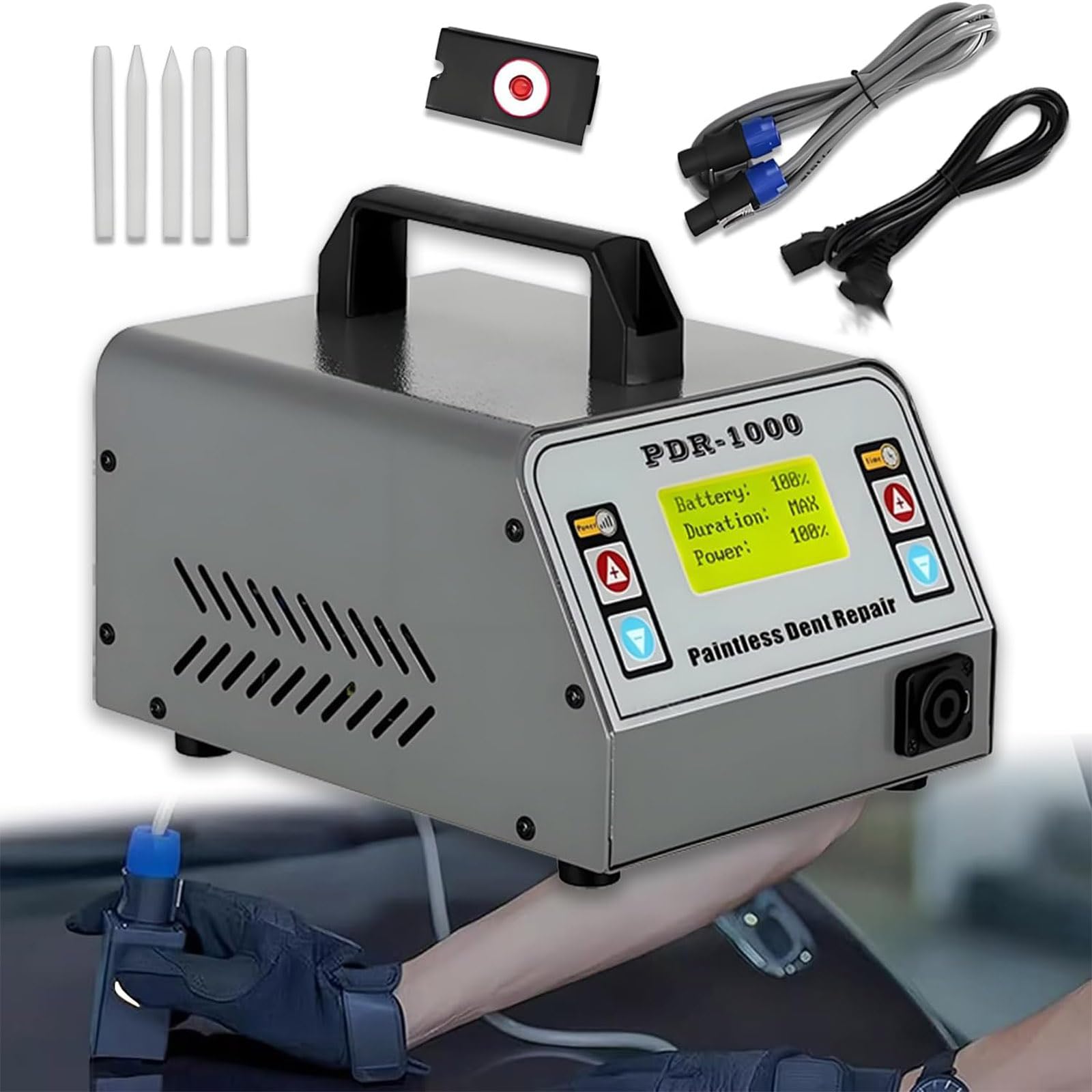 BOOZXCV PDR Induction Heater Sheet Metal Paintless Dents Remover Device, Heating Sheet Metal Repair Machine,for Car Dent Removal,for Hail Damage