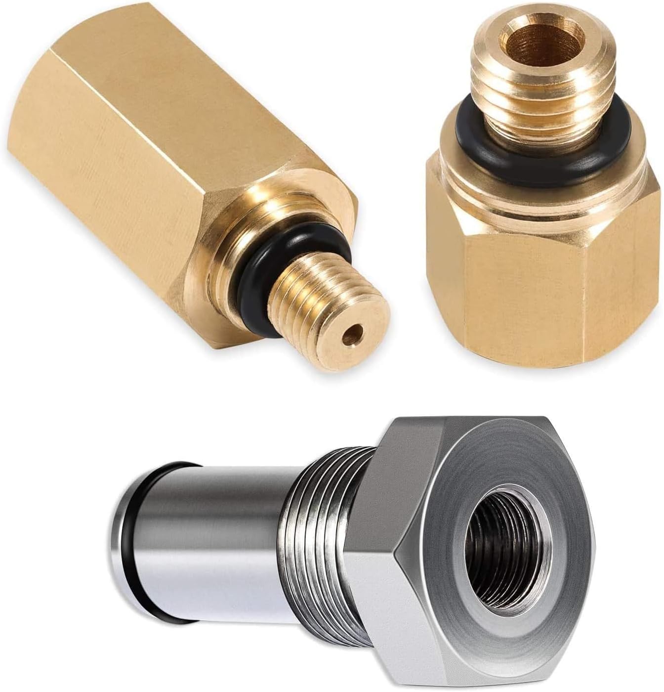 YMT High Pressure Oil Pump IPR Valve Air Test Fitting Tool and High Pressure Oil Rail Adapters Leak Test Kit Compatible with Ford 6.0L Powerstroke Diesel Engine