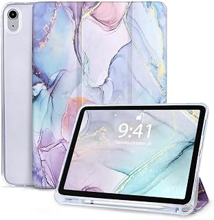 Vozehui 10.9 inch Case for iPad 10th Generation Case 2022 with Pencil Holder, Tri-fold Stand Slim Lightweight Protective Case Smart Cover with Auto Sleep Wake for iPad 10 Case