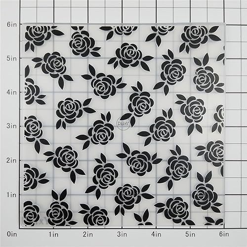 Vista 54 de DzIxY Fondo de corazón Carpetas de grabación en relieve de plástico para tarjetas que hacen suministros DIY papel 3D plantillas de álbumes