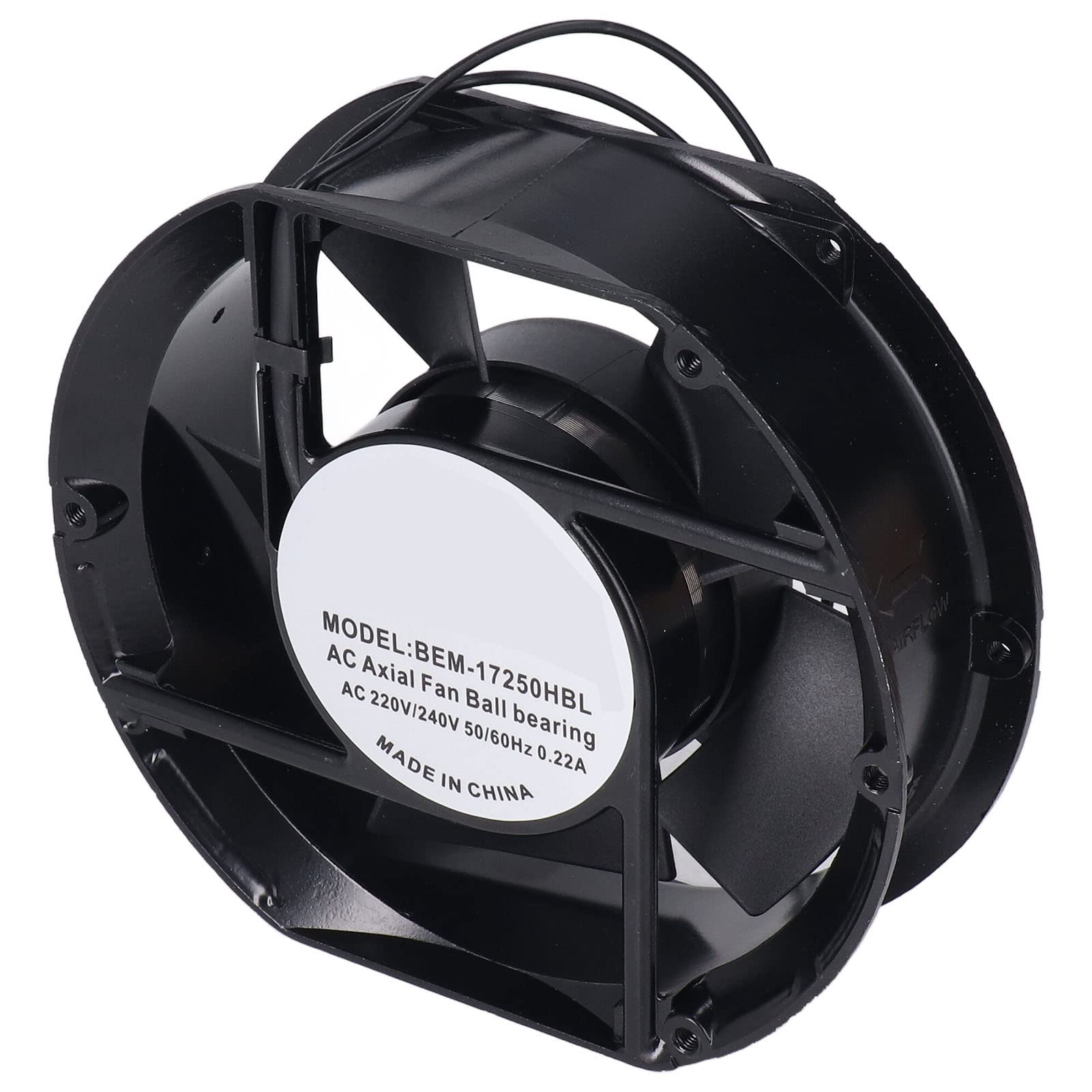 Omabeta Ventilador de Refrigeración Industrial de Aleación de Aluminio con Motor de Rodamiento de Bolas Doble para Funcionamiento a Alta Velocidad, para Uso Industrial