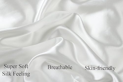 Miniatura 2 de Juego de 3 sábanas de satén para moisés, ideales para cabellos de bebé, suaves y sedosas, cómodas, para colchón rectangular ovalado de reloj de