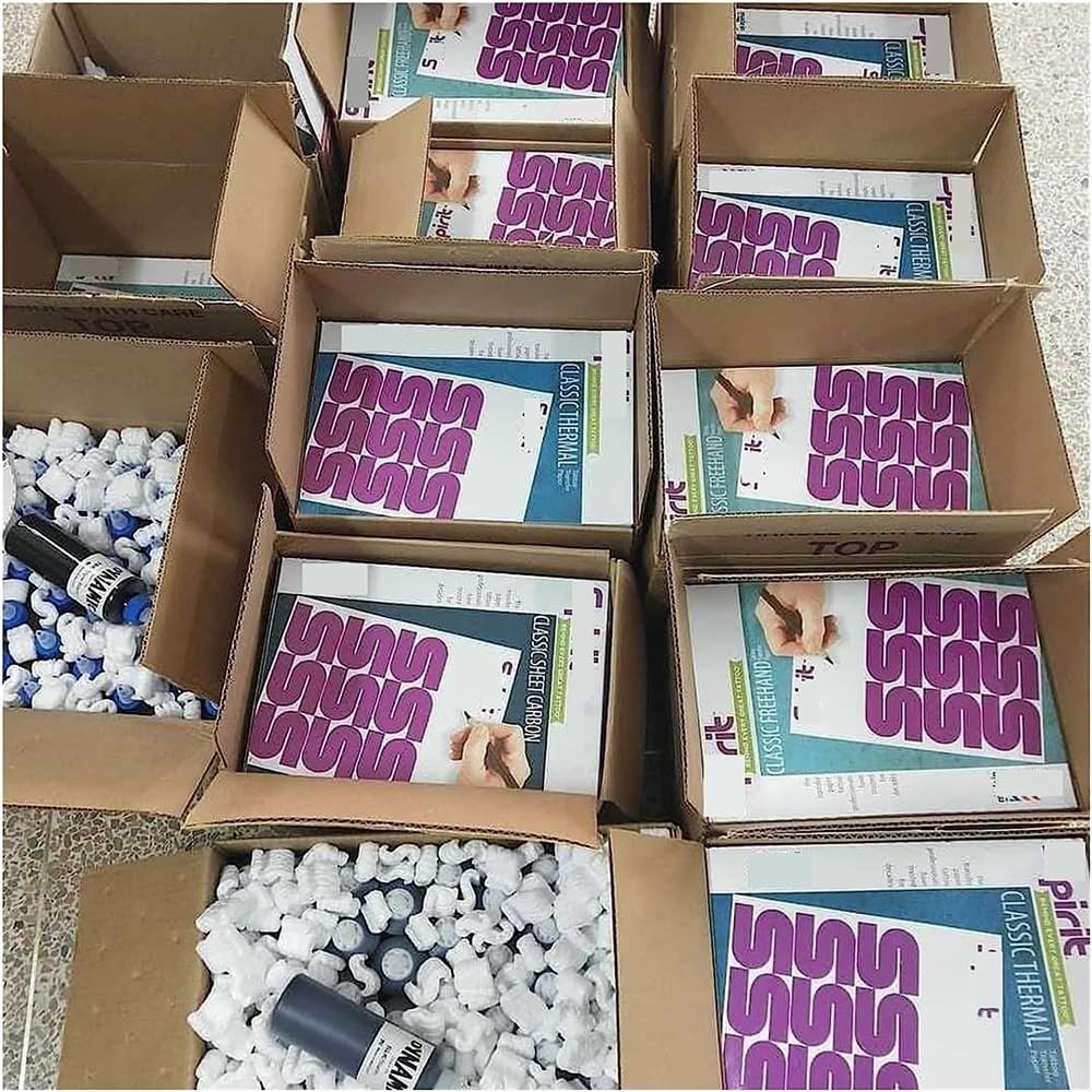 Papier do transferu tatuażu termicznego A4 Rozmiar Wzornik termiczny Papier do kopiarki Akcesoria do tatuażu Dostawa tatuaży(100 Sheets)
