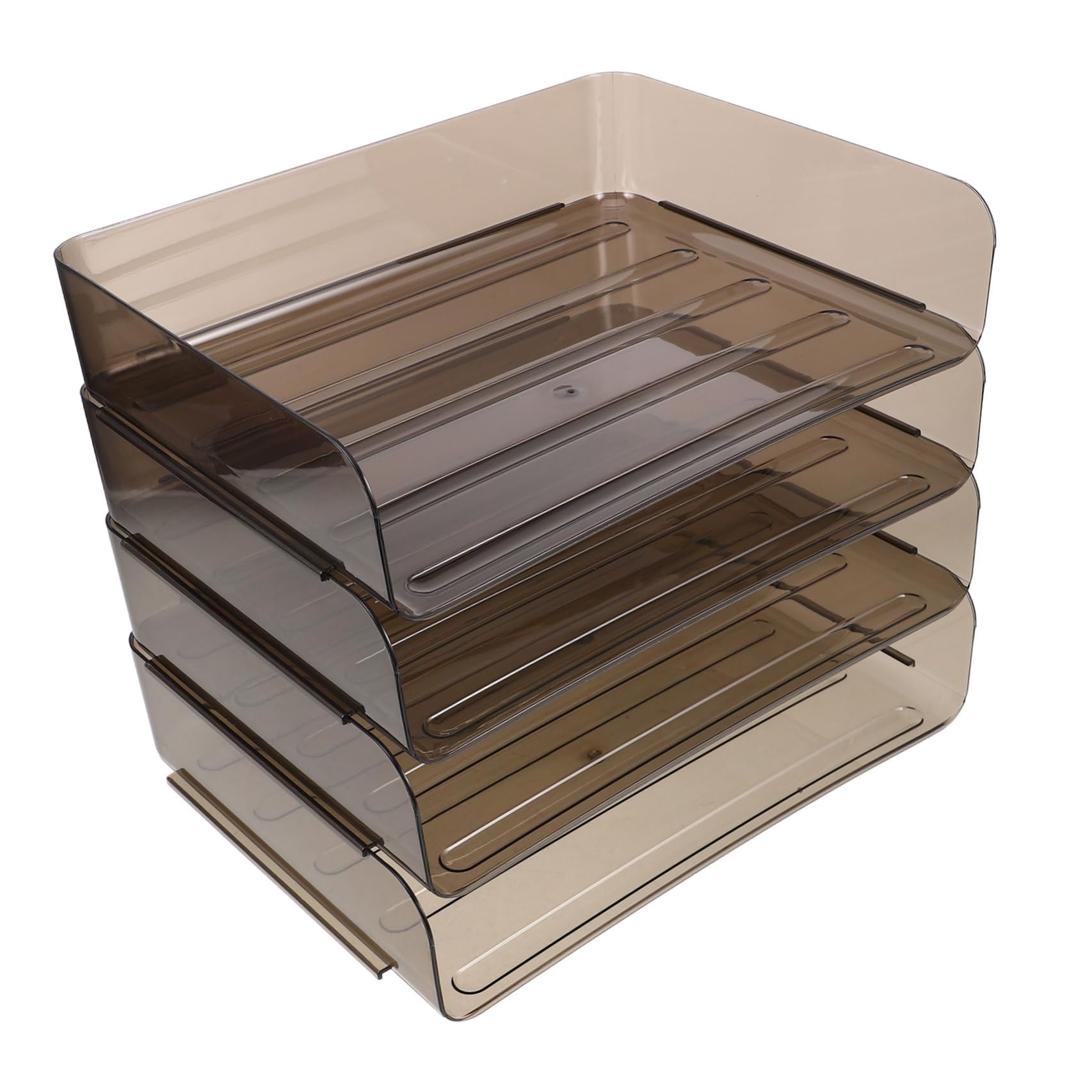 MAGICLULU Organizador de Documentos Acrílico Multi Capa para Oficina y Estudio con Soporte Organizador de Archivos Apilable Adecuado para Decoracion Colegio