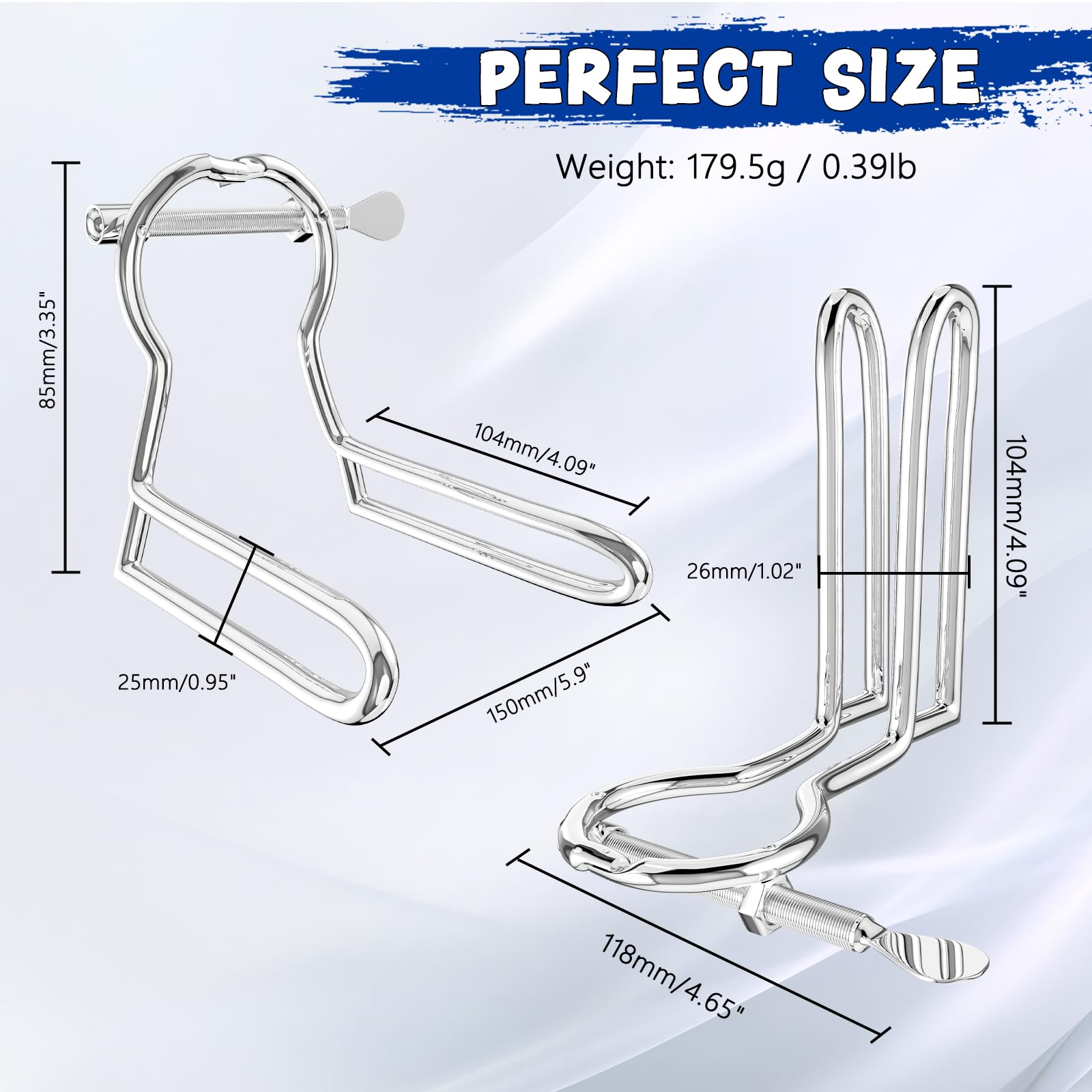 Adjustable Butt Plug - Analexpander Anal Expander - Personal Wand Massager - Stainless Steel Material Plugs - BDSM SM Adult Sex Toys for Men & Women