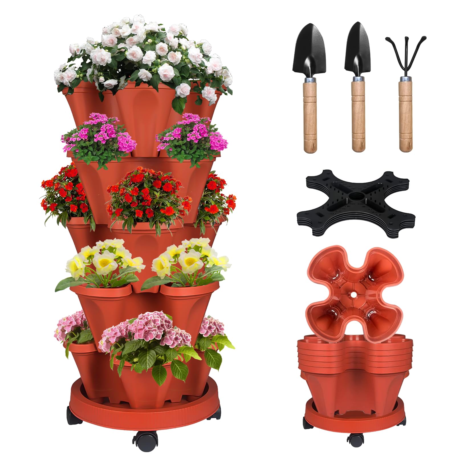 Bociks Vertical Strawberry Planter 5 Tier