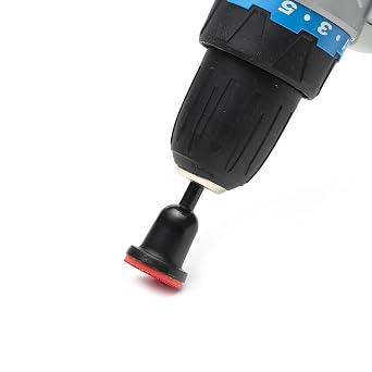 Glass Polish 1 inch 25mm Backing Pad for Electric Drill - Hook and Loop Backing Pad with Drill Attachment - GP12013