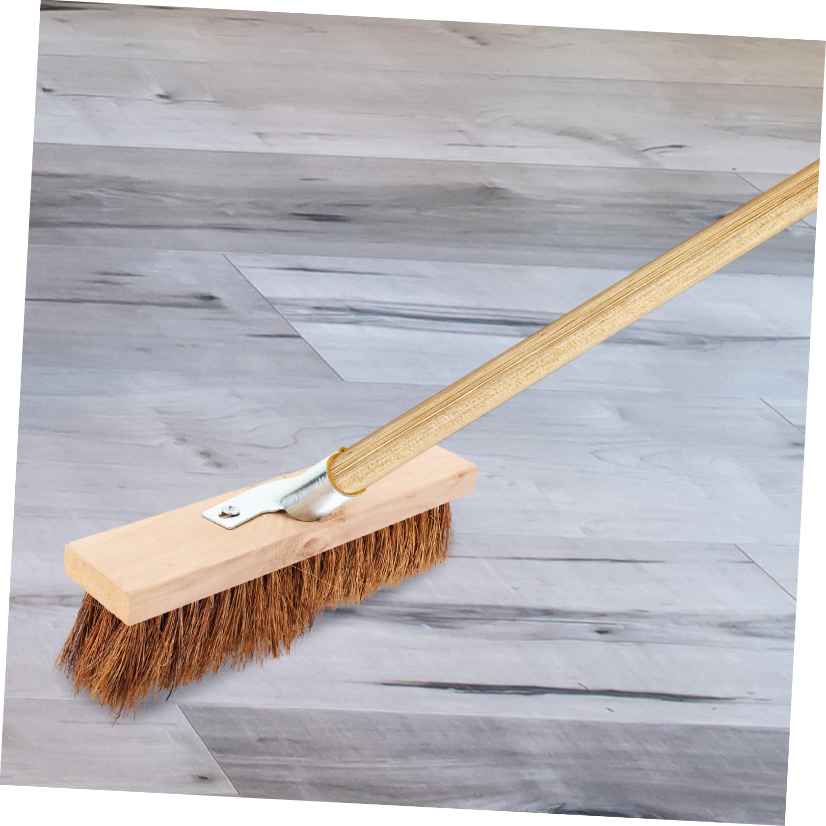 Cabezal de Cepillo de Piso de Repuesto con Cerdas Suaves | Madera E Hierro, Pieza de Instalación con Mango, para Suelos Duros y Dormitorio