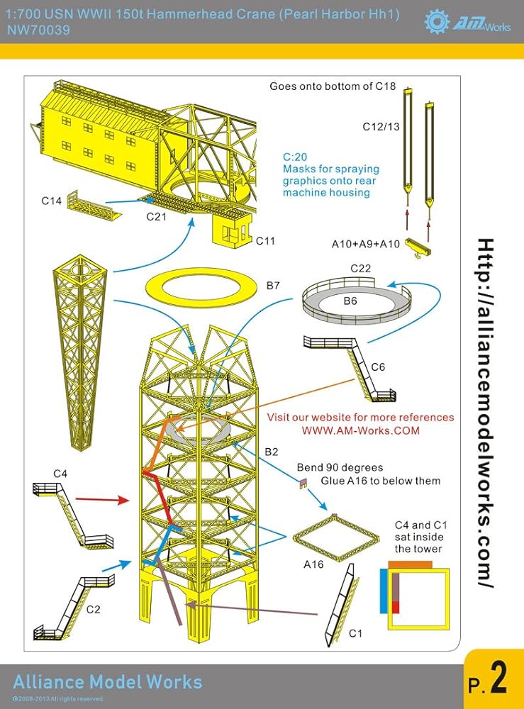 1/700 WII USN アメリカ海軍 150トン 真珠湾ハンマーヘッドクレーン NW70039 qqffhab Amazon | 1/700 WII USN アメリカ海軍 150トン 真珠湾ハンマー