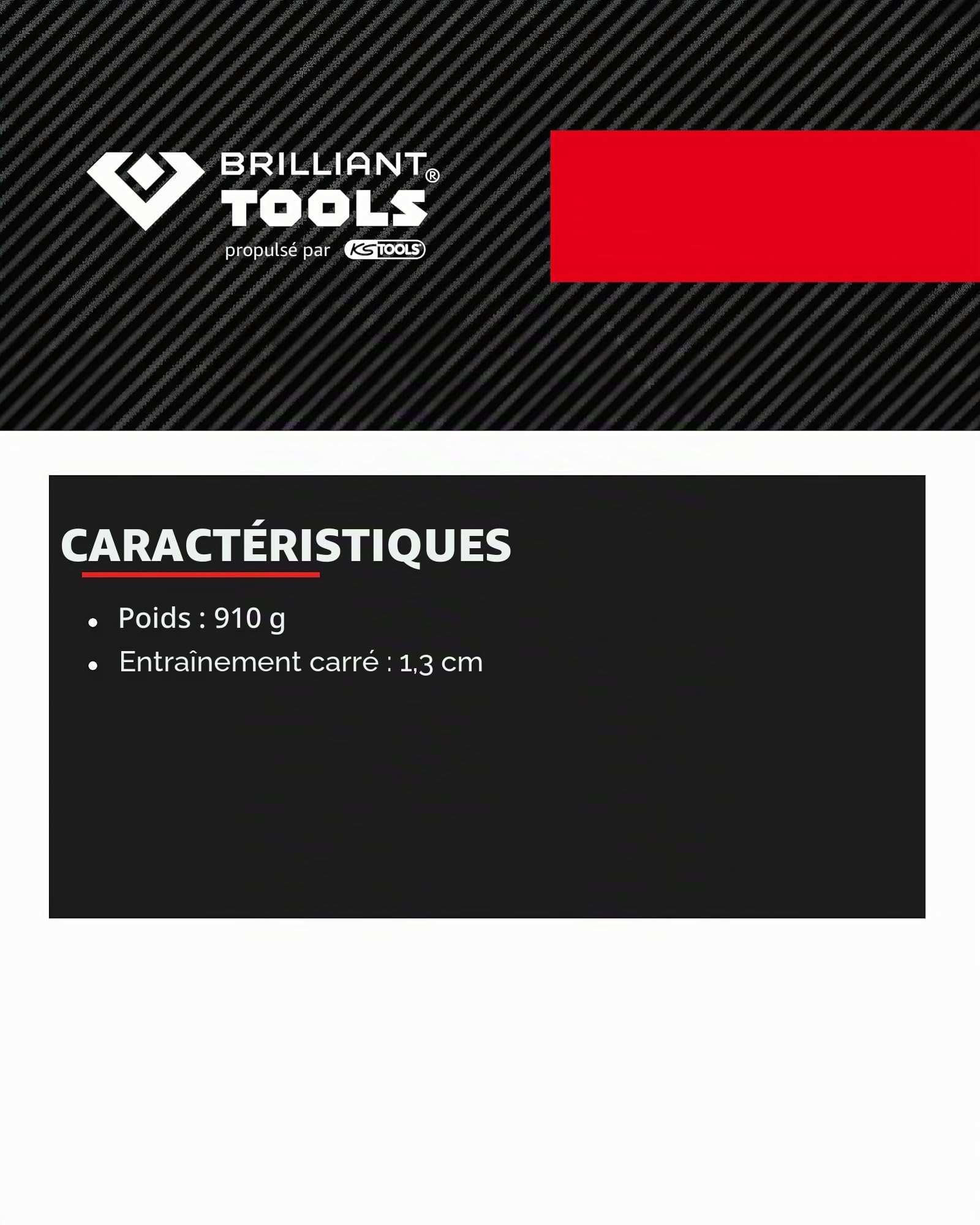 BRILLIANT TOOLS BT141904 1/2" Clés dynamométriques ®, 10 - 100 Nm [Powered by KS TOOLS]
