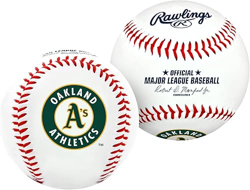 Miniatura 25 de Pelota de baseball con logos de equipos de la MLB