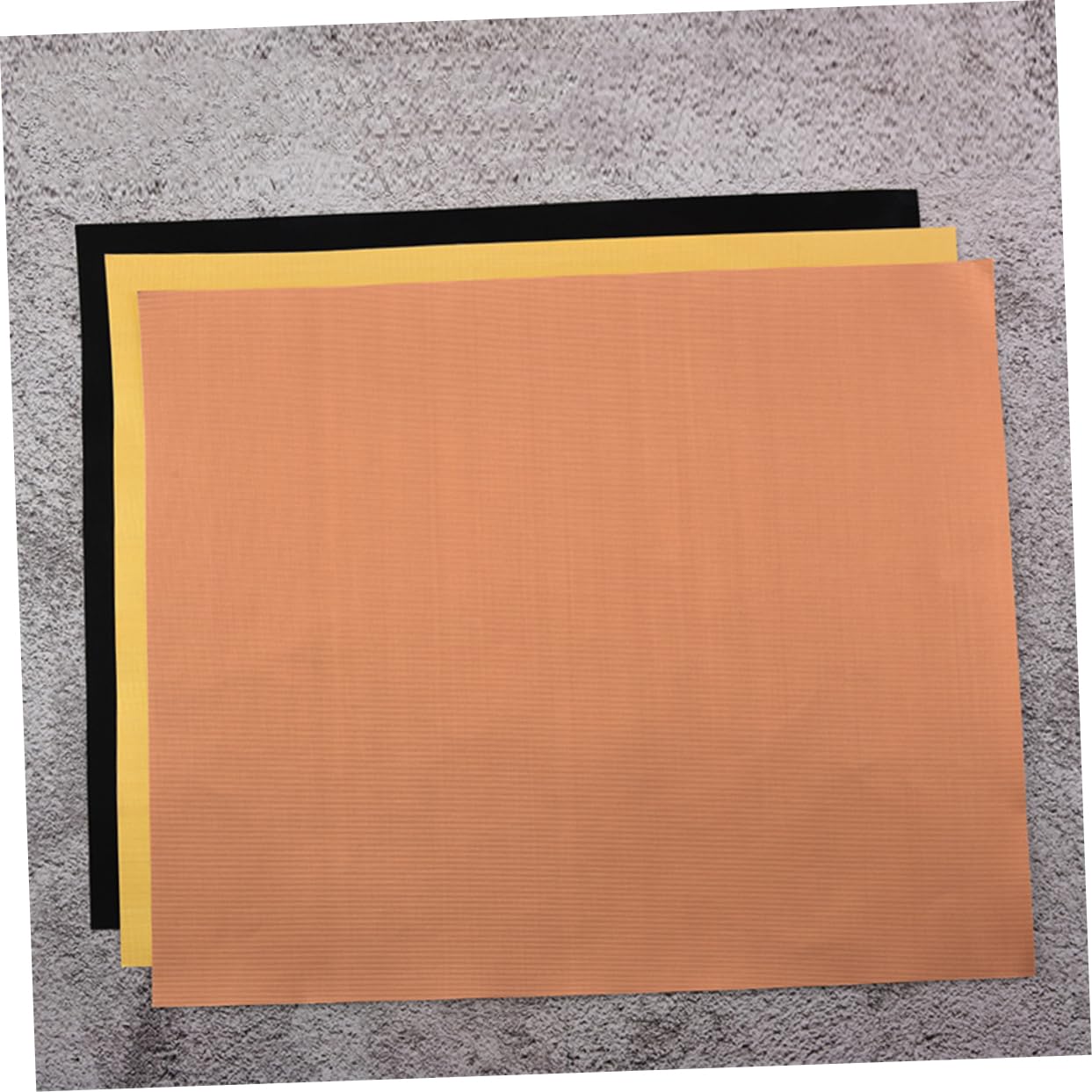 Garneck 3pcs Hexagon Mats for Grill Non-Stick BBQ Grill Mats Reusable Barbecue Pads Heat Resistant Waterproof Easy Cleaning BBQ