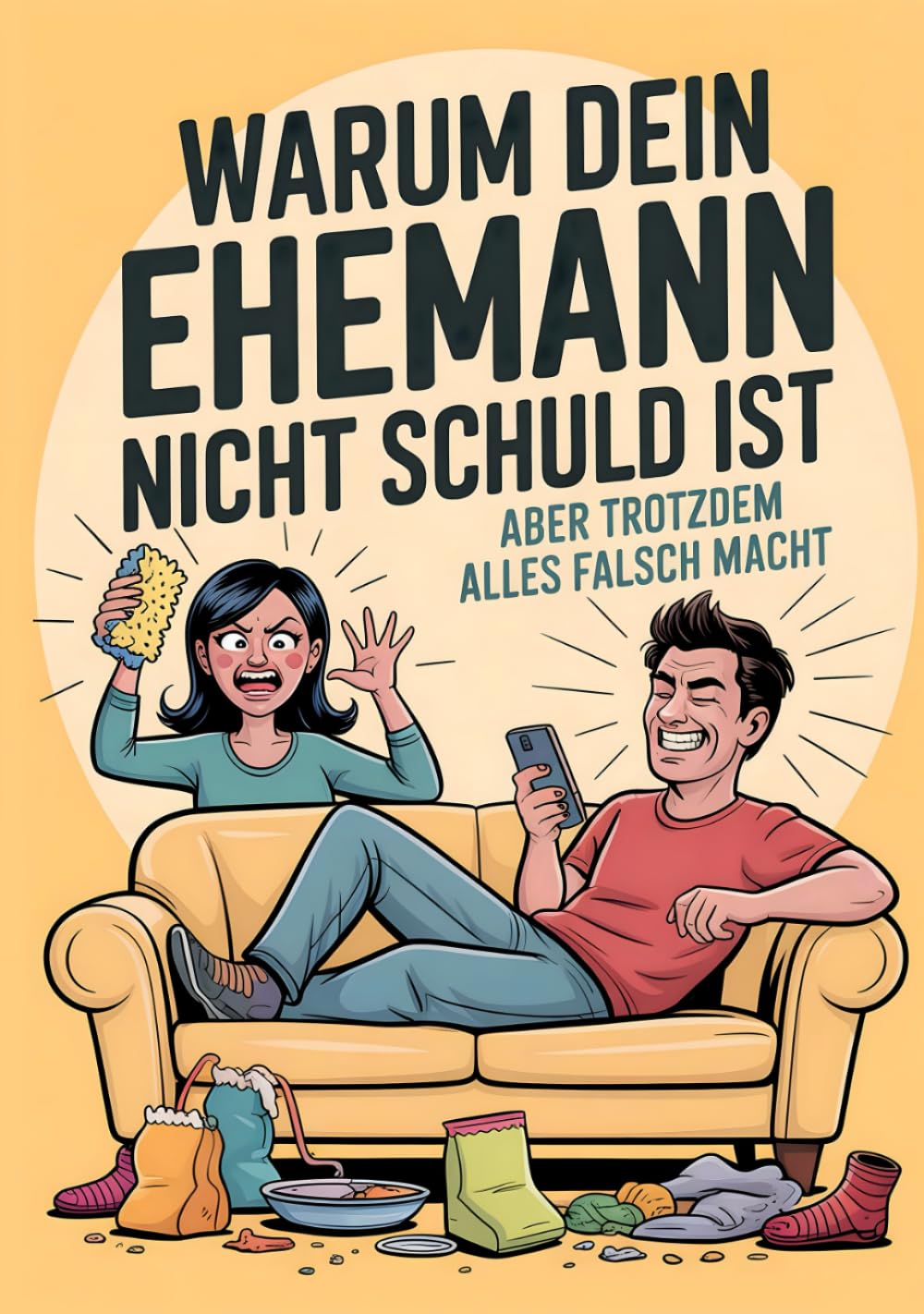 Warum Dein Ehemann Nicht Schuld Ist - Aber Trotzdem Alles Falsch Macht: Dein Überlebensratgeber Für Den Alltag Mit Ehemann, Der Wirklich Alles Kann – Außer Zuhören, Einräumen Und Aufräumen.