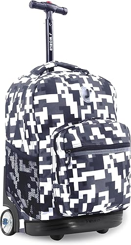 J World New York Sunrise - Mochila con ruedas, Camo), RBS-18 CAMO