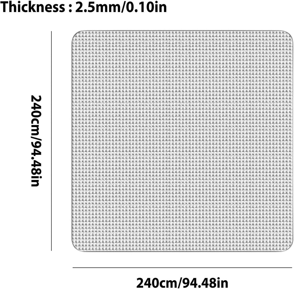 Mata kempingowa do spania z folii aluminiowej PVC | Wiele rozmiarów, na kemping, wędrówki, na zewnątrz: wodoodporna folia aluminiowa odbijająca ciepło(150*200cm)