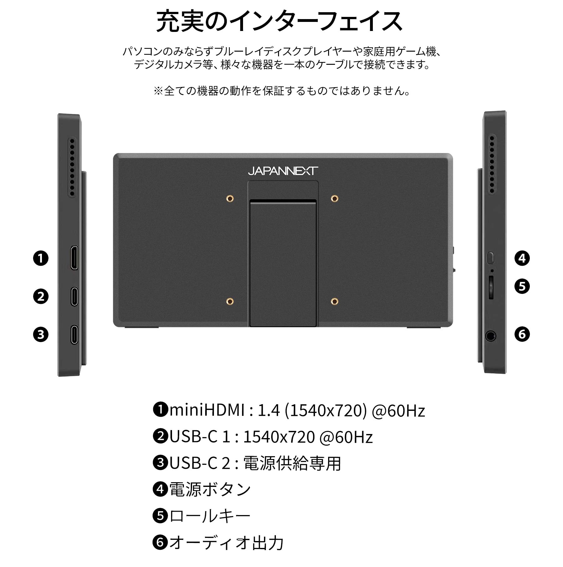 Amazon.co.jp: JAPANNEXT 10.1インチ IPSパネル搭載 10点マルチタッチ
