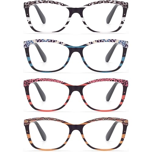 HIGHLIKE Many Kind of Reading Glasses Men Women, Spring Hinge Reader Blue Light Blocking or Clear Lens For S___