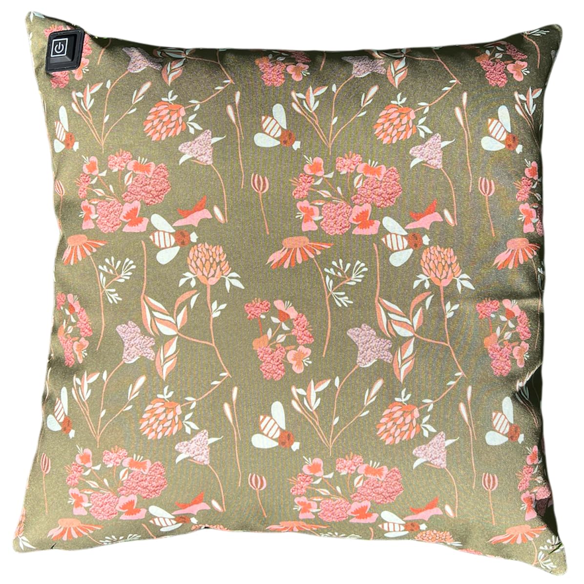 Coussin chauffant extérieur haute qualité hydrofuge bleu