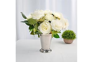 Efavormart 4.5" Clear Glass Flower Vases for Centerpieces