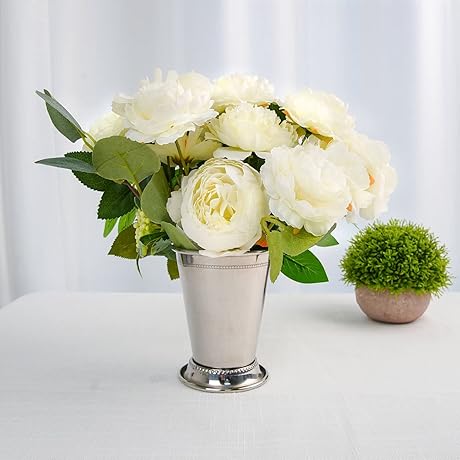 Efavormart 4.5" Clear Glass Flower Vases for Centerpieces