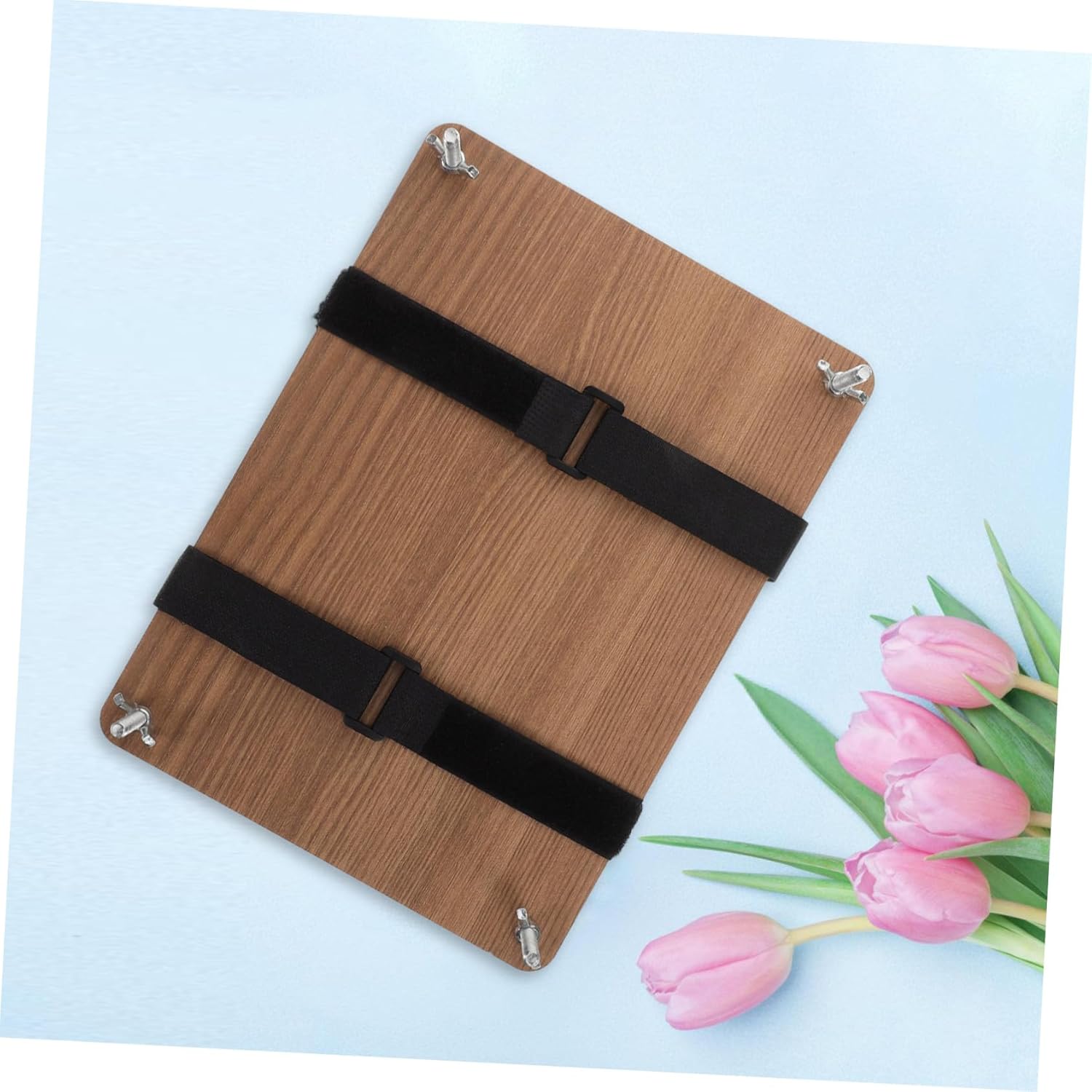 Gogogmee Wooden Flower Pressing Kit Medium DIY Botanical Specimen Tool for Plant Preservation Use Floral Craft with Beginner Instructions for Dried Flower Art and Home Decor